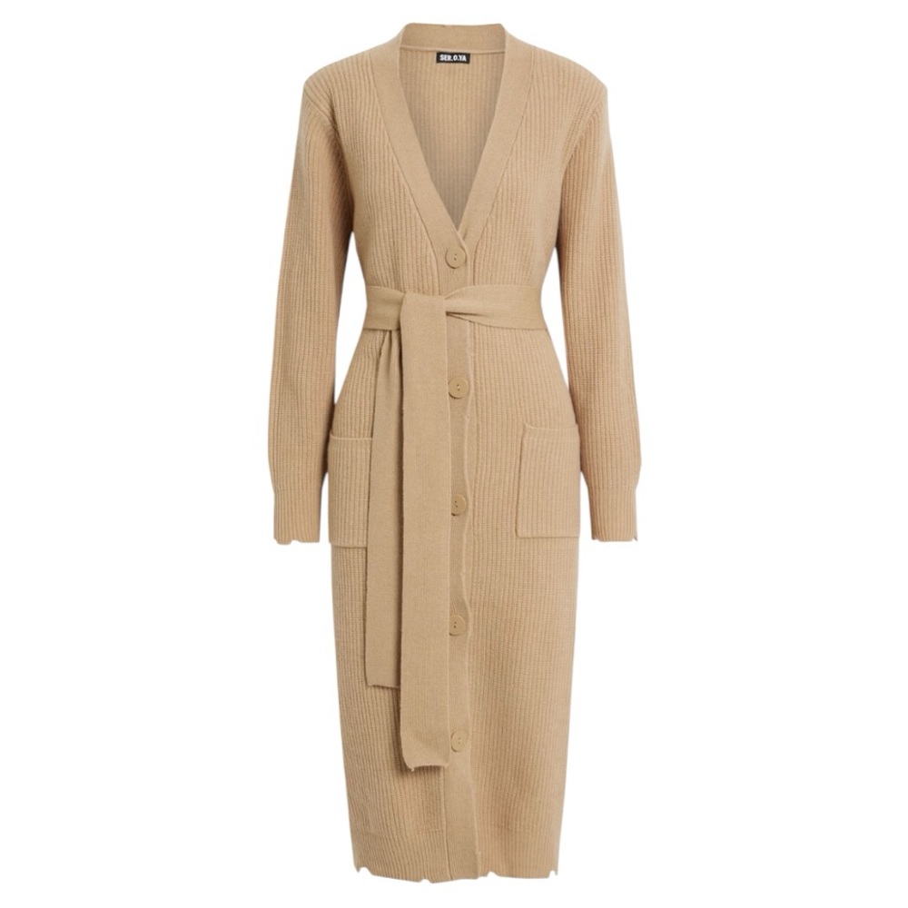 LBLC the label Tan Knit Dress